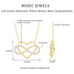 Certified Diamond Infinity Heart Necklace