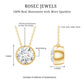 1 Carat Moissanite Solitaire Necklace in Bezel Setting