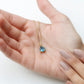 1.75 Carat London Blue Topaz Solitaire Teardrop Necklace With Chain
