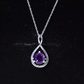 Colgante de Infinito de Amatista Real de 1,2 CT