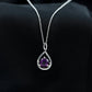Colgante de Infinito de Amatista Real de 1,2 CT