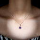 Colgante de Infinito de Amatista Real de 1,2 CT