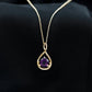 Colgante de Infinito de Amatista Real de 1,2 CT