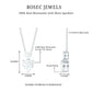 Certified Moissanite Double Heart Necklace in Prong Setting