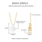 Certified Moissanite Double Heart Necklace in Prong Setting