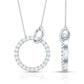 Natural Diamond Eternity Necklace for Women