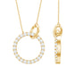 Natural Diamond Eternity Necklace for Women