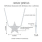 Diamond Star Pendant Necklace in Pave Setting