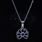 Real Blue Sapphire Lotus Flower Necklace with Chain