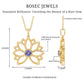 Bezel Set Tanzanite Lotus Flower Pendant Necklace