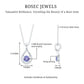 Certified 0.5 Carat Round Tanzanite Teardrop Pendant
