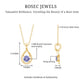 Certified 0.5 Carat Round Tanzanite Teardrop Pendant