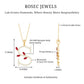 Lab Grown Ruby and Diamond Necklace with Letter S