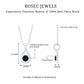 Certified 0.22 Carat Solitaire Black Onyx Teardrop Pendant With Chain