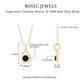 Certified 0.22 Carat Solitaire Black Onyx Teardrop Pendant With Chain