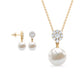 Genuine Freshwater Pearl Flower Jewelry Set for Brides