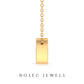 Pear Shape Real Diamond Solitaire Necklace