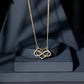 Certified Diamond Infinity Heart Necklace