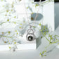 Handpicked Black Pearl Circle Necklace with Diamond