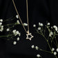 Natural Diamond Star Pendant For Women