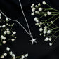 Certified Diamond Star Pendant Necklace