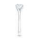 Certified Solitaire Moissanite Bypass Engagement Ring