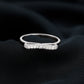 Natural Diamond Bow Promise Ring for Women
