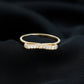 Natural Diamond Bow Promise Ring for Women