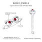 Natural Ruby Infinity Promise Ring for Women