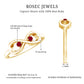 Natural Ruby Infinity Promise Ring for Women