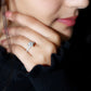 Heart Shape Moissanite Solitaire Engagement Ring With Side Stones