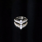 Perfect Pear Engagement Ring with Moissanite