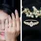 Perfect Pear Engagement Ring with Moissanite