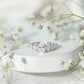 1.2 Carat Oval Cut Moissanite Side Stone Engagement Ring