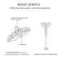 Marquise Moissanite Engagement Ring With Side Stones