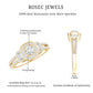 Certified Moissanite Vintage Inspired Engagement Ring