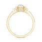 Certified Moissanite Vintage Inspired Engagement Ring