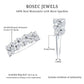 Certified Moissanite Cluster Eternity Band