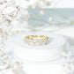 Certified Moissanite Cluster Eternity Band