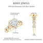1.5 CT Heart Shape Moissanite Engagement Ring with Accent
