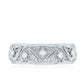 Vintage Style Diamond Wedding Band Ring