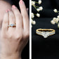 1.5 Carat Moissanite Heart Engagement Ring with Beaded Details