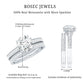 Certified 2 Carat Moissanite Solitaire Wedding Ring Set
