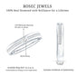 Bezel Set Diamond Unisex Wedding Band