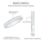 Certified Moissanite Half Eternity Ring