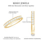 Certified Moissanite Half Eternity Ring