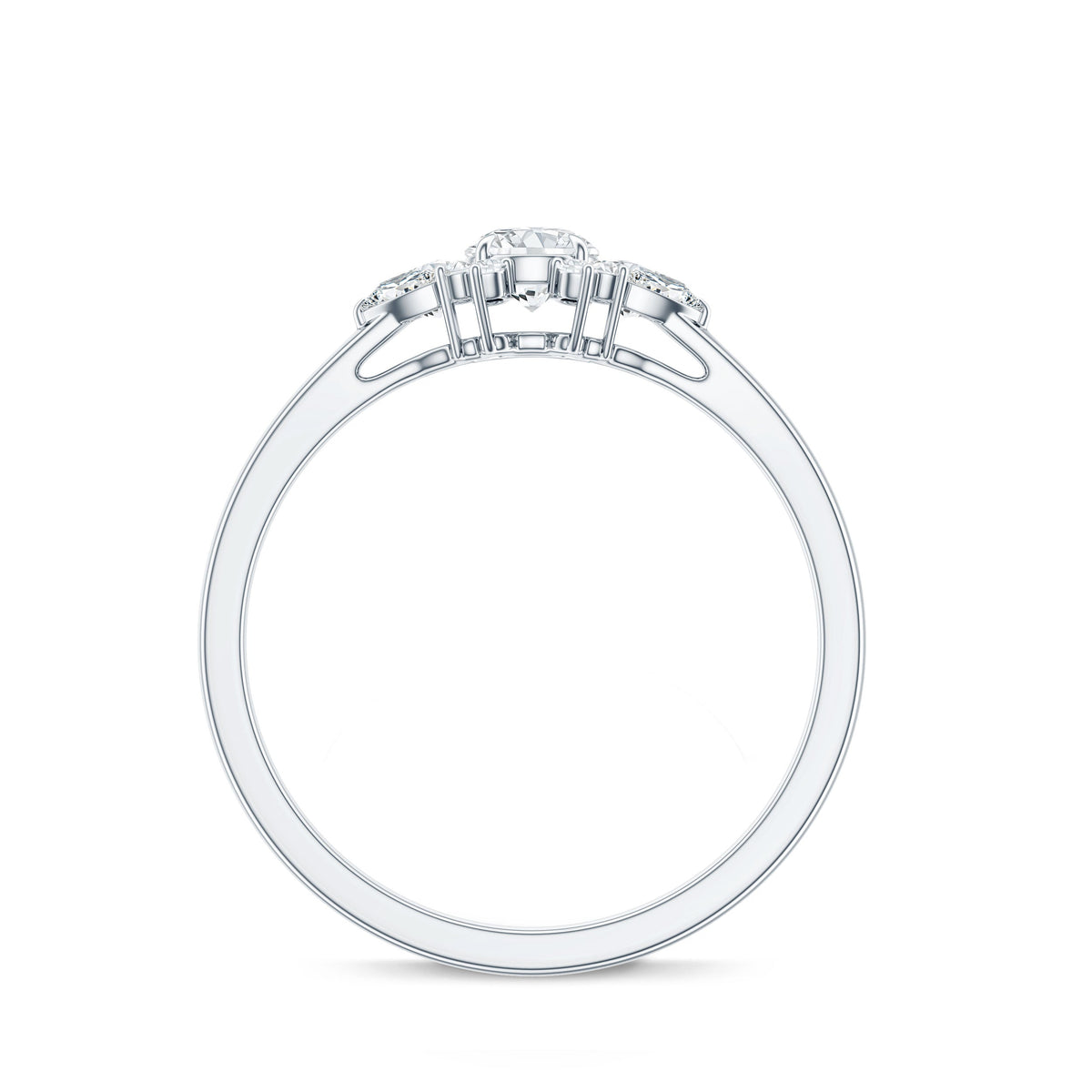 Natural Diamond Promise Ring with Certificate