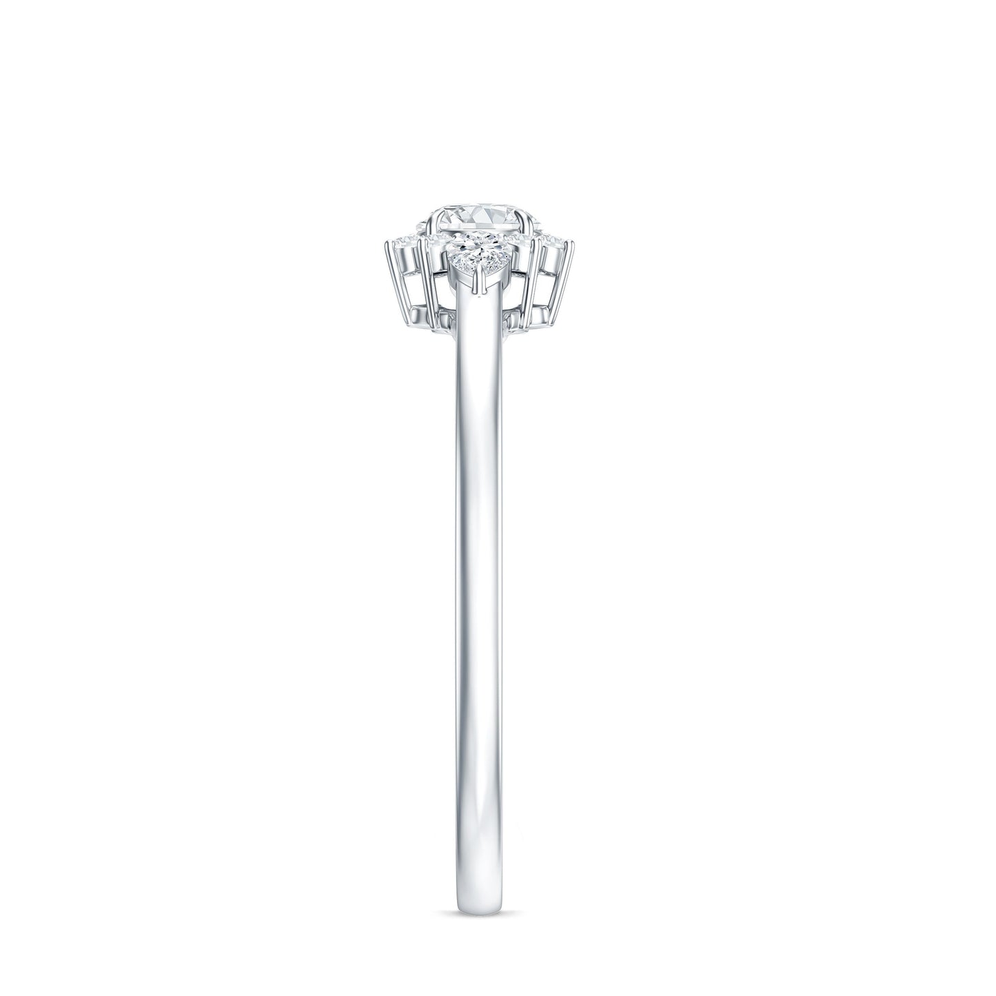 Natural Diamond Promise Ring with Certificate
