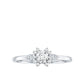 Natural Diamond Promise Ring with Certificate