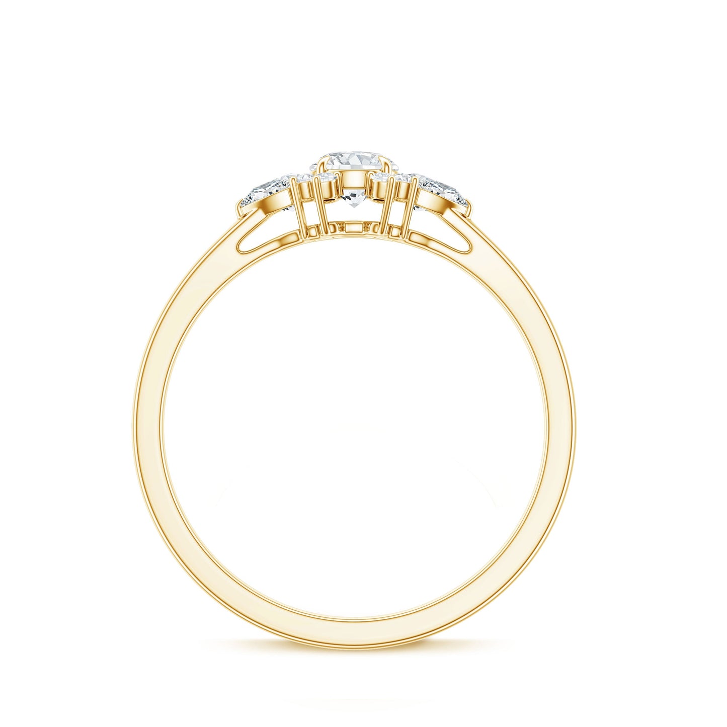 Natural Diamond Promise Ring with Certificate